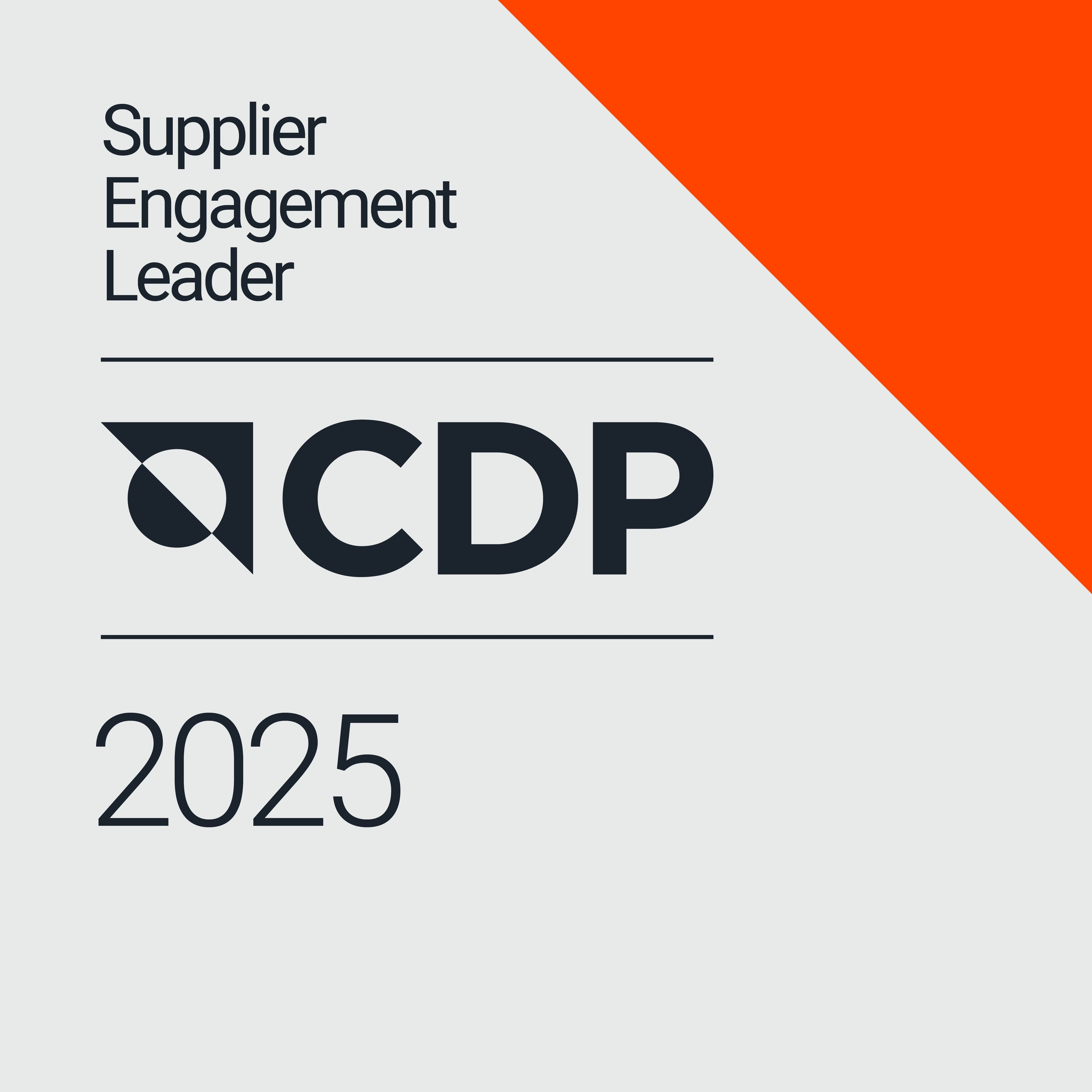 Ricoh recognised a CDP 2025 Supplier Engagement Leader